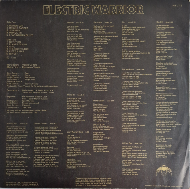 T.Rex Electric Warrior